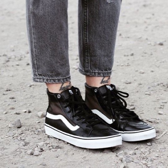 Vans | SK8 Hi Slim Cutout Mesh in Black - Picture 2 of 16